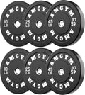 2 Inch Bumper Plates，10-500Lbs，Barbell Rubber Olympic Weight Plates Set for Home Gym, Strength Training & Weight Lifting, Multiple Options Colors
